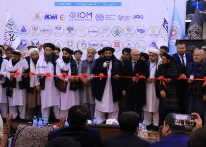 نخستین نمایشگاه ملی و بین‌المللی با حضور صدها شرکت‌ داخلی و خارجی در کابل برگزار شد