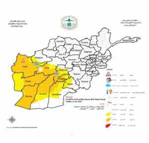 Heavy rain, snowfall predicted in 10 provinces