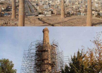 نگرانی‌ فرو ریختن منار پنجم در هرات بر طرف شده‌است