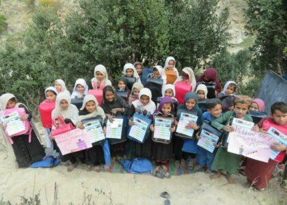 Thousands of students given stationery in Nangarhar