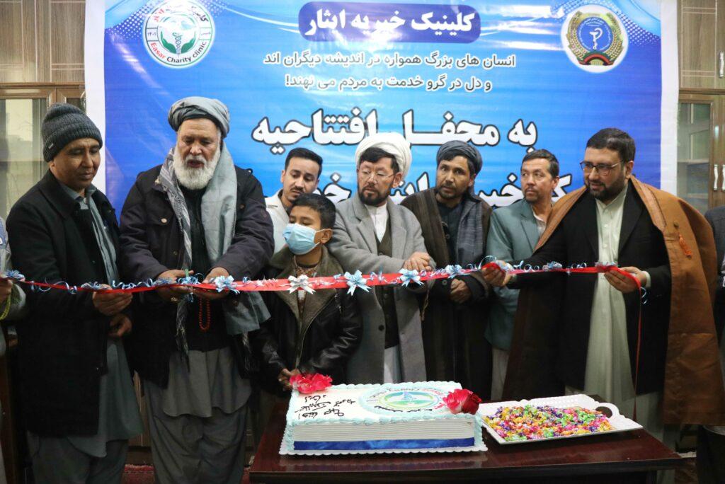 یک کلینیک صحی با هزینۀ شخصی مردم در منطقۀ دشت برچی شهر کابل افتتاح شد
