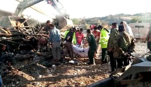 Balochistan: 41 killed as bus plunges into ravine