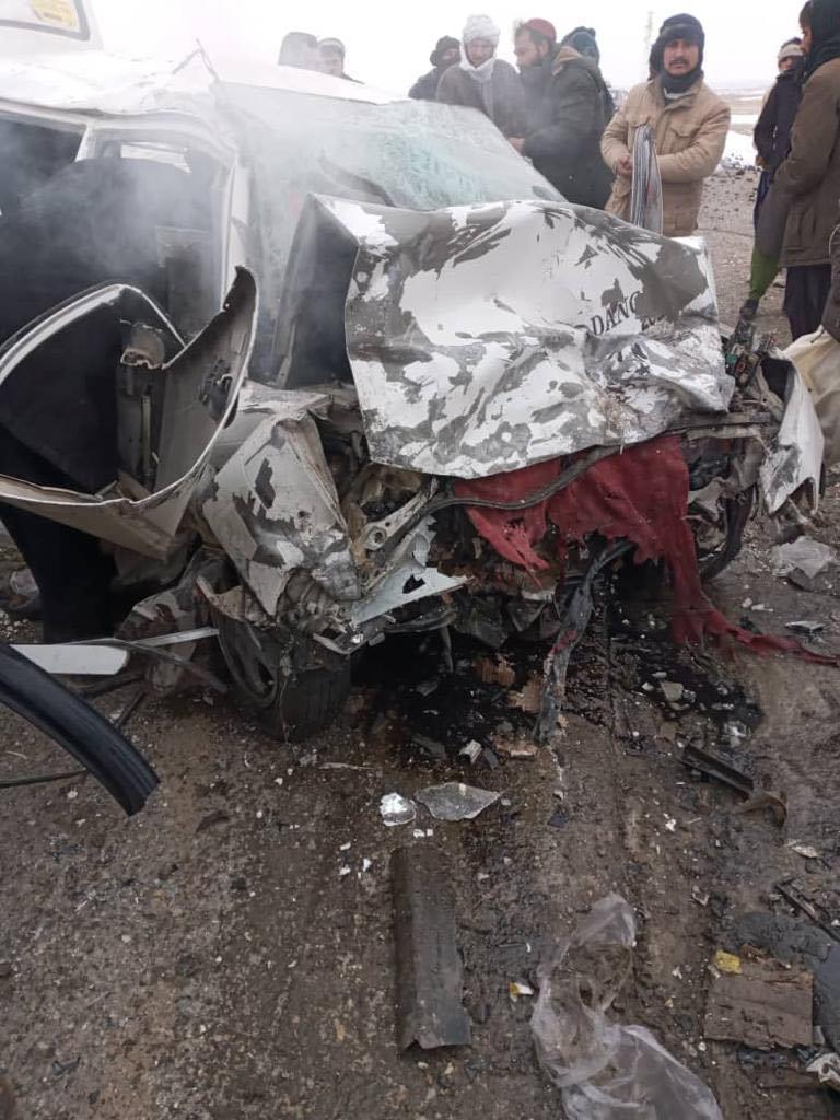 بلخ کې ترافیکي پېښې درې کسانو ته مرګ ژوبله اړولې