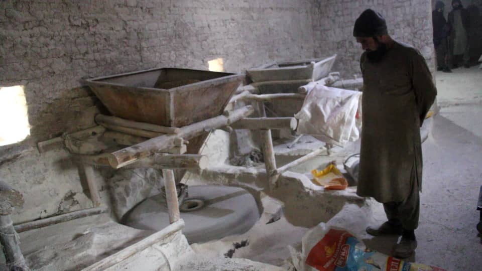 Some Sar-i-Pul residents still use traditional watermill