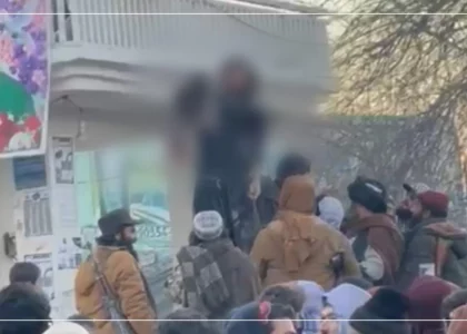 Baghlan: Alleged robber killed, corpse hanged in main bazaar