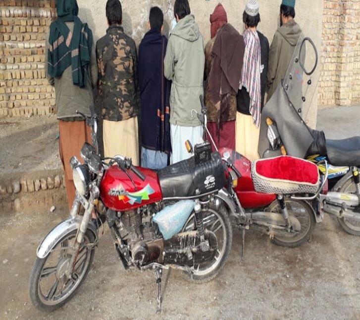 یک باند دزدان حرفوى در هرات دستگير شده‌است