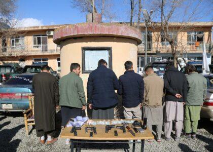 7-member robbers’ gang busted in Kabul