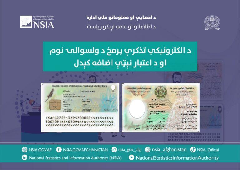 برېښنايي تذکرو کې د ولسوالۍ نوم او اعتبار نېټه ور زیات شول