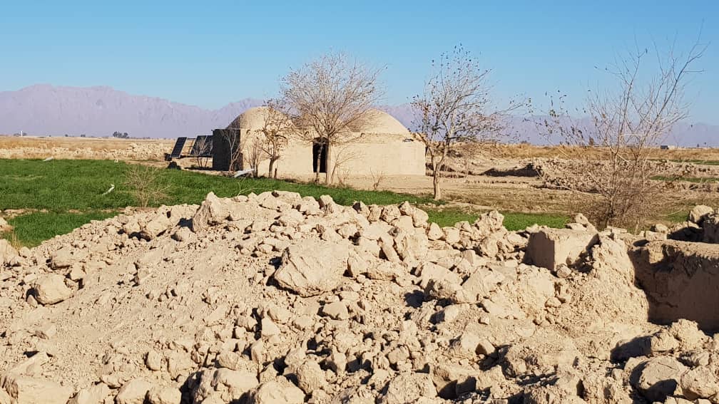 Farahi returns to his ruined village after years of displacement