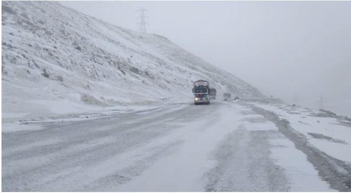 Salang highway closed for cargo vehicles