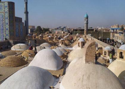 Herat historic mosque restoration work nears completion
