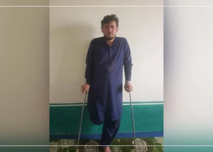 Disabled ex-ANA officer says suffered a lot due to past war