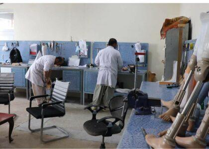 Number of amputees receiving prosthetic limbs up in Ghazni