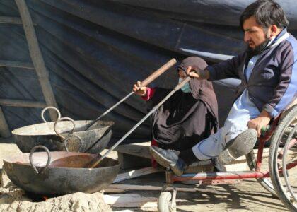 In Kunar, paralysed siblings set up small soap factory