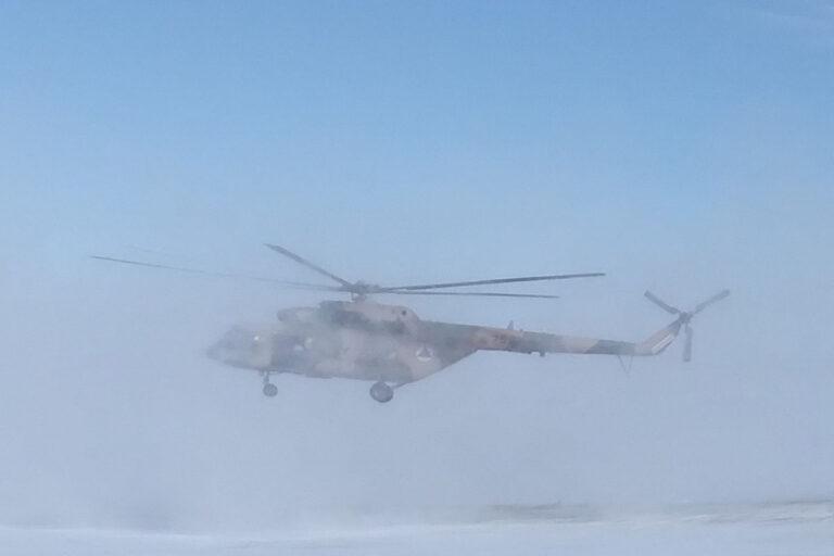 MoD helicopters rescue 23 people stranded in snow