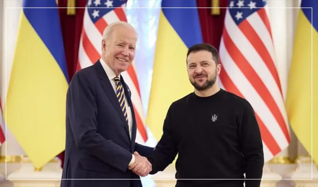 جو بایدن در یک سفر غیرمنتظره وارد اوکراین شد