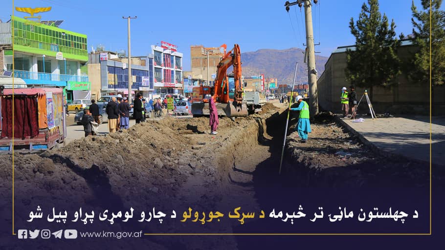 Construction work on key road begins in Kabul