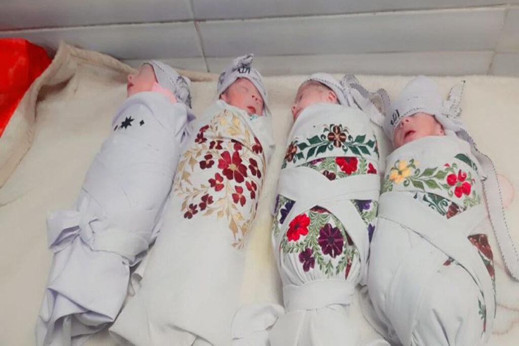 Woman gives birth to quadruplets at Kabul hospital