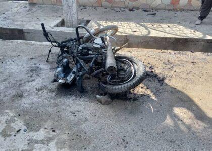Bomb-rigged bike explodes outside Maimana mosque