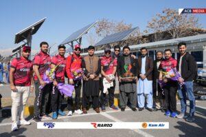 Cricket team returns home after winning UAE series