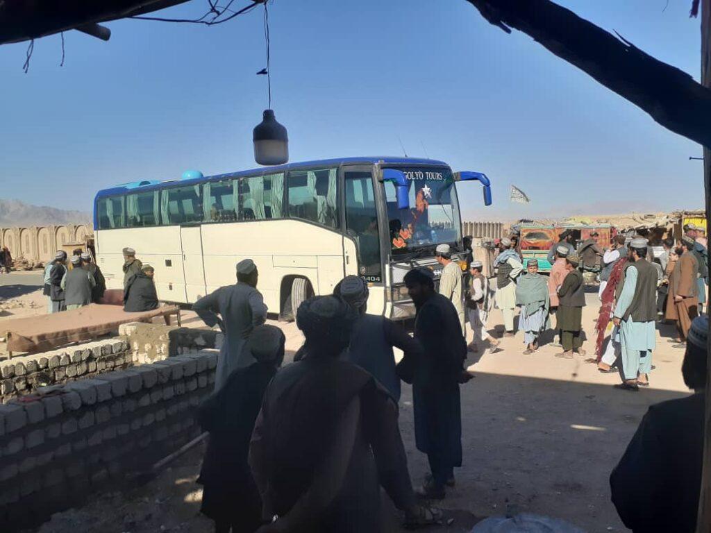 Passenger bus service starts on Uruzgan-Kandahar highway