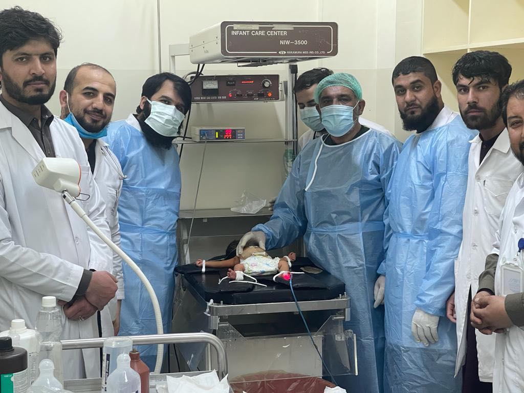 First in Balkh, newborn baby’s blood replaced