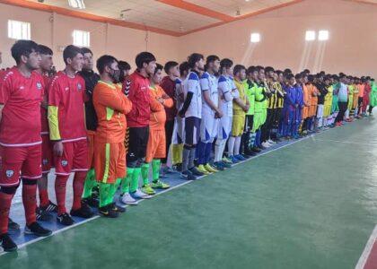 مسابقات لیگ برتر فوتسال در بامیان آغاز شد
