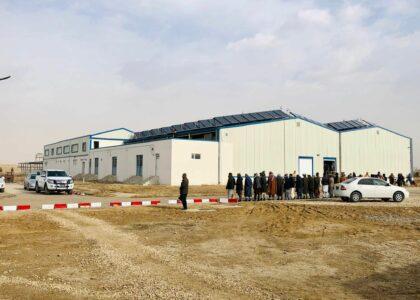 Newly built slaughter house opened in Mazar-i-Sharif house
