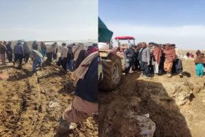 د غزني د ناوې اوسېدونکي د ولسوالۍ او مرکز ترمنځ لارې له خرابوالي شکایت کوي