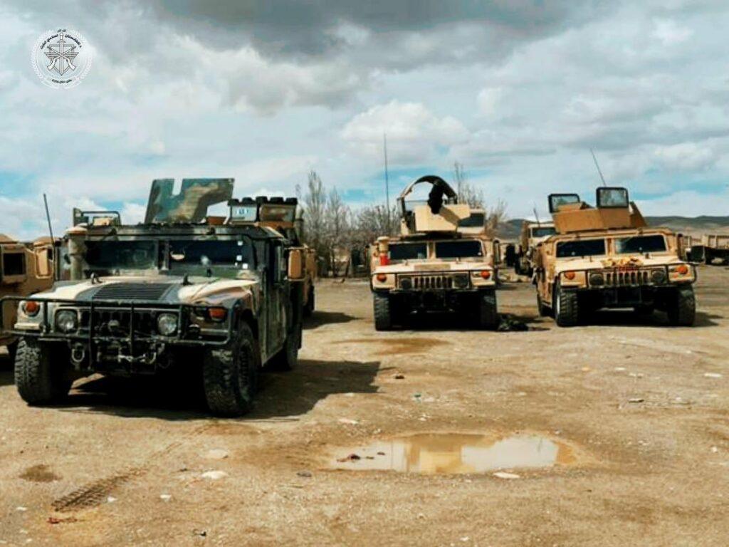 وزارت دفاع: ده‌ها عراده وسایط نقلیه ترمیم و آمادۀ استفاده شد