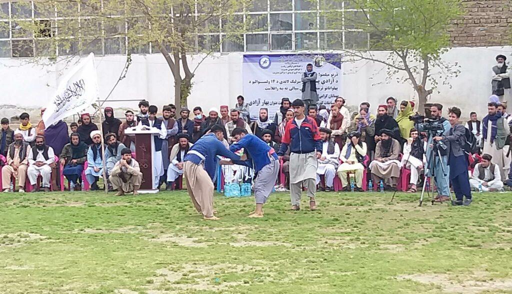 Spring wrestling completion gets underway in Baghlan