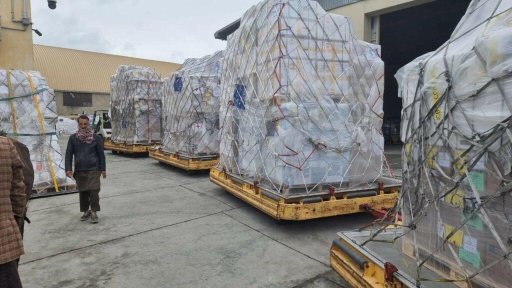 EU delivers 100 tons of medical aid to Afghanistan