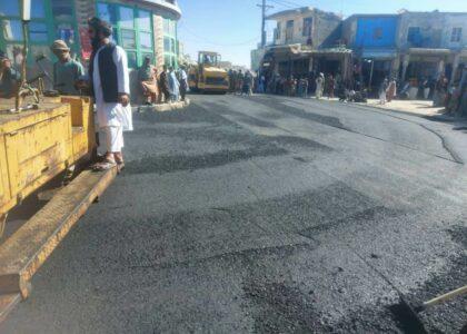 Musa Kala district centre road asphalted