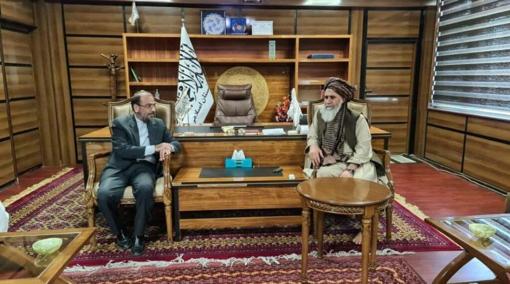 معاون سفارت ایران با والی ننگرهار در مورد توسعۀ روابط تجارتی در شرق افغانستان گفتگو کرده‌‎‍‌است