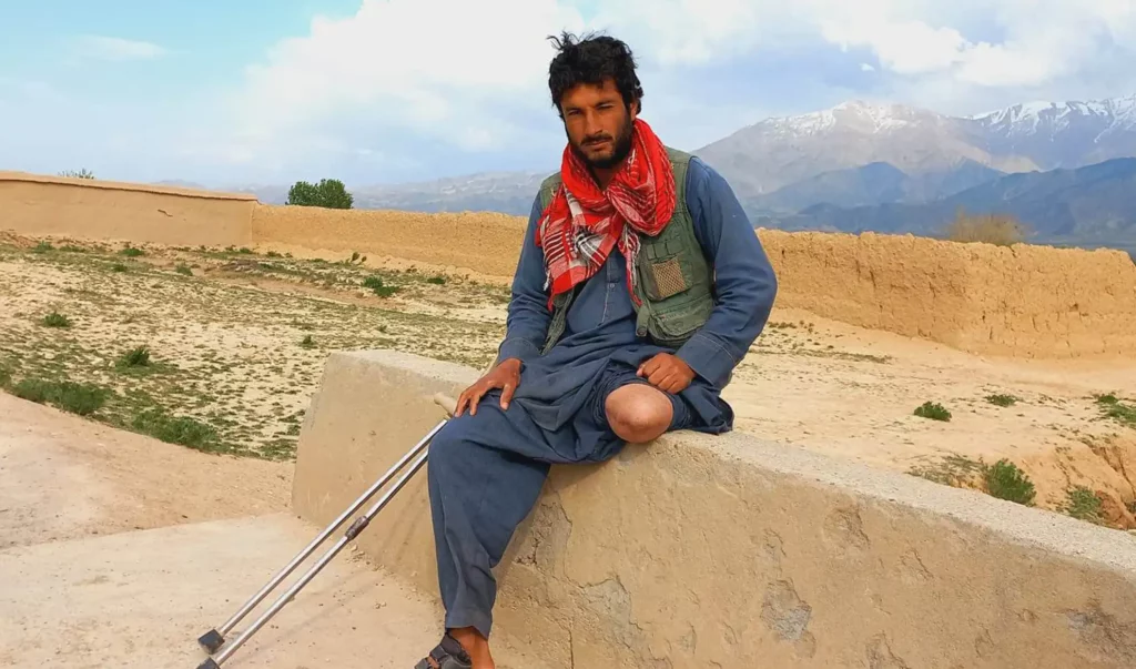 Disabled Ismail is burden on his poor family in Takhar