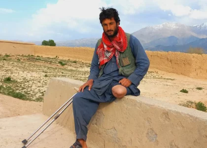 Disabled Ismail is burden on his poor family in Takhar