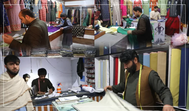 شماری از خیاطان شهر کابل از کمرنگ شدن کاروبارشان شکایت دارند