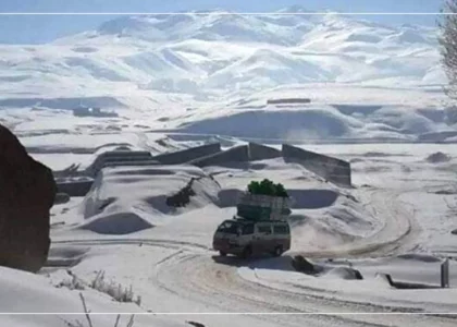 Ghor-Kabul highway closed by heavy snowfall