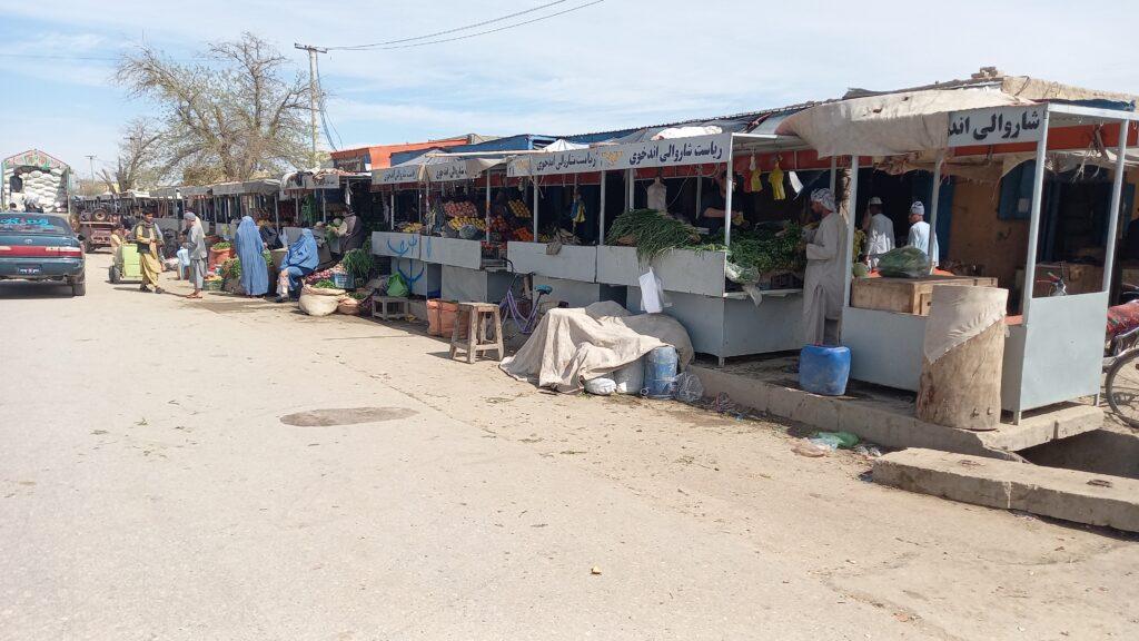 Andkhoi vegetable, fruit stallers demand rent reduction