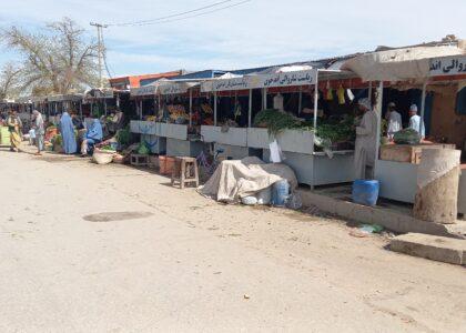 Andkhoi vegetable, fruit stallers demand rent reduction