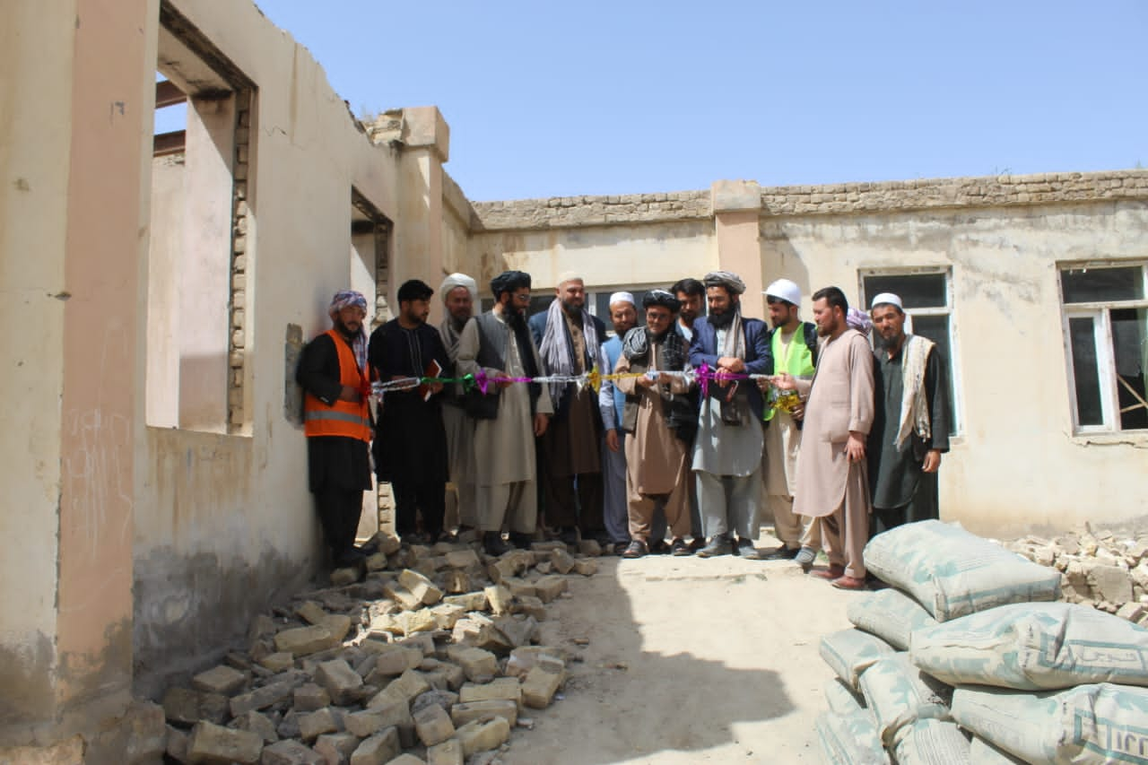 110 schools being reconstructed in Jawzjan