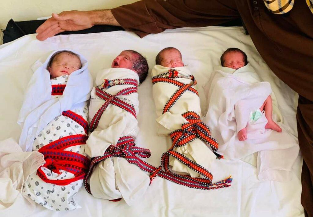 Logar mother gives birth to quadruplets