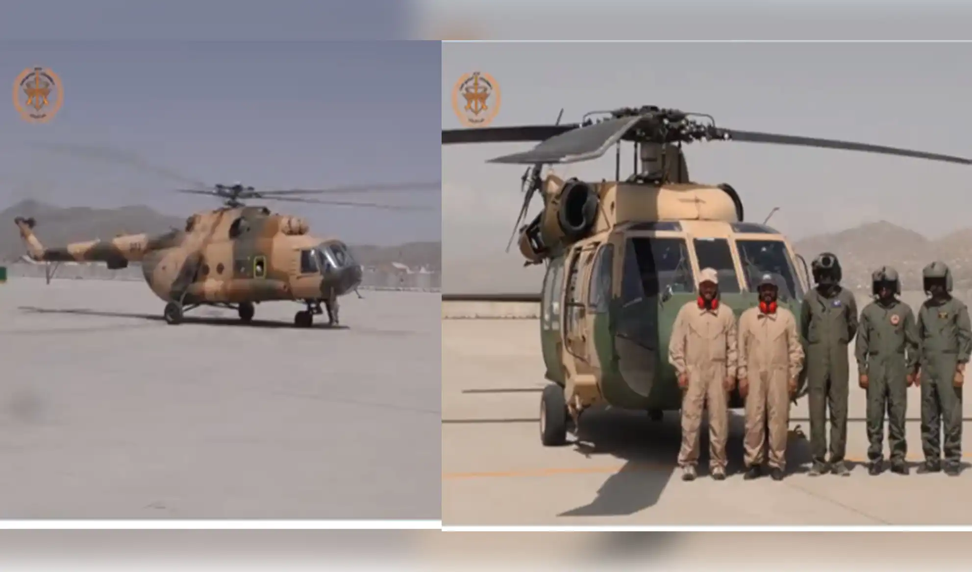 وزارت دفاع از ترمیم دو بال هلیکوپتر خبر می‌دهد