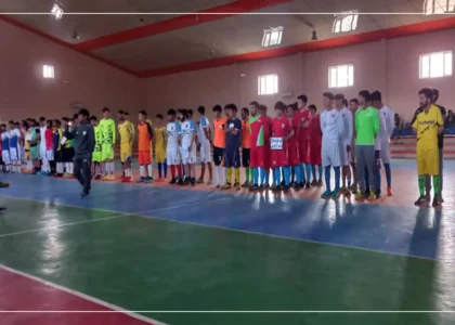 18-day futsal tournament kicks off in Bamyan