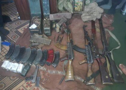 Weapons belonging to Alipur seized in Maidan Wardak