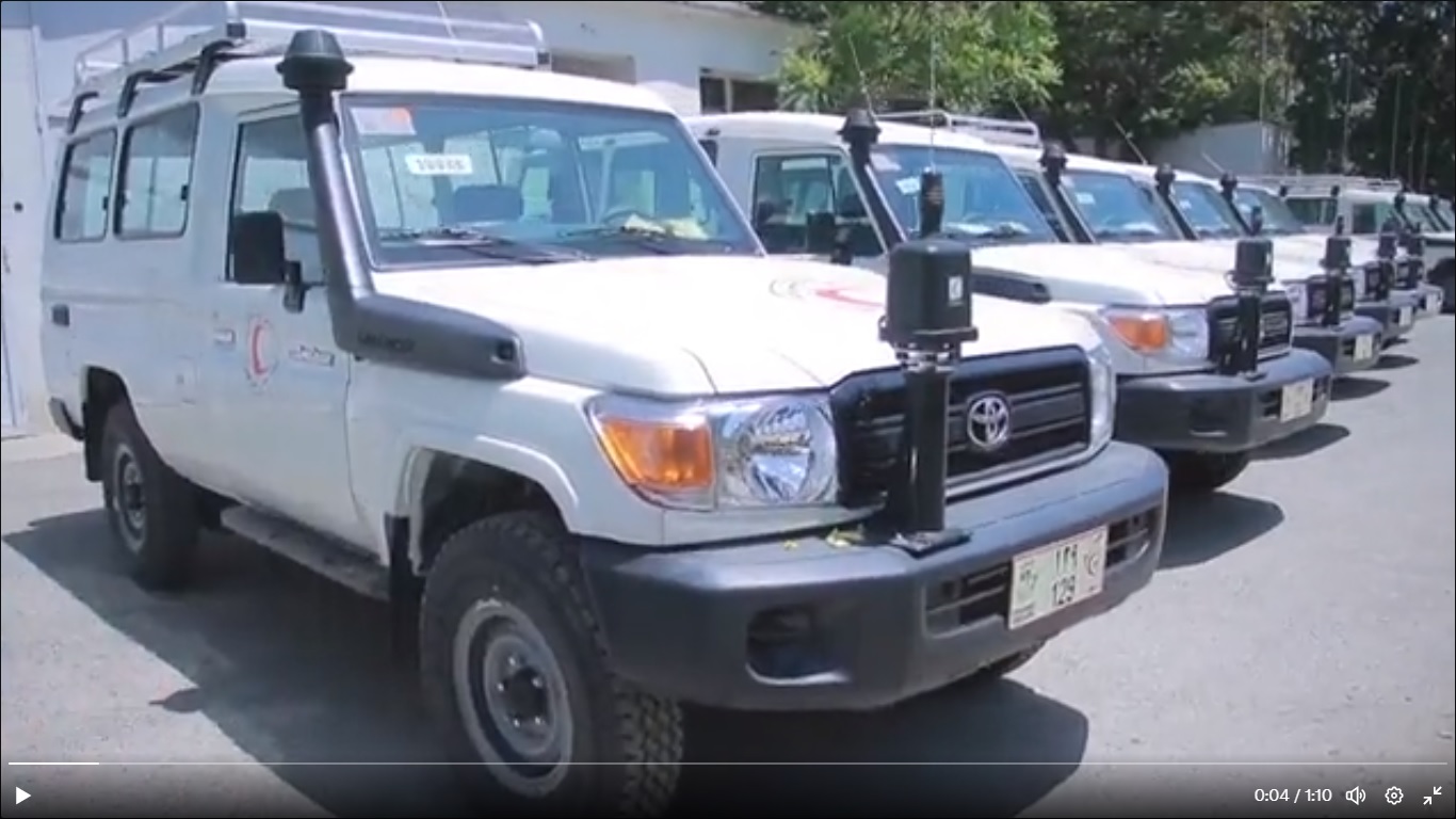 ICRC donates 16 ambulances to ARCS