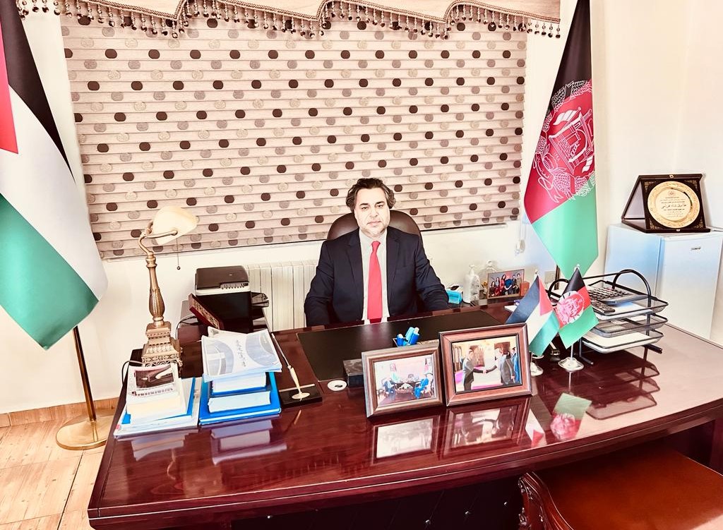 مجددی: سفارت افغانستان در اُردن امروز دوباره به فعالیت آغاز می‌کند