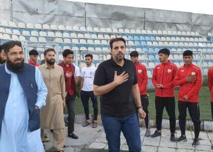 Afghanistan football team’s new head coach arrives in Kabul