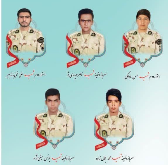 5 Iranian security guards killed near border with Pakistan