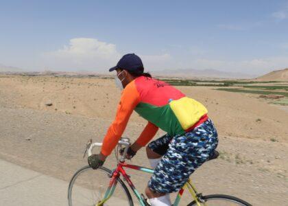 12-kilometre long cycling race held in Zabul